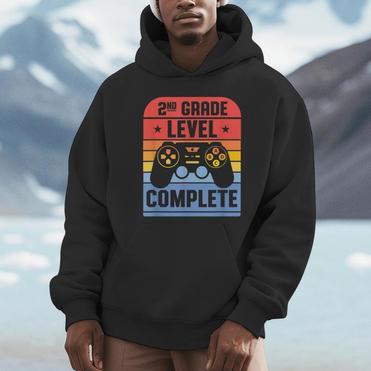2nd Grade Level Complete Graduation Student Video Gamer Unisex Hoodie