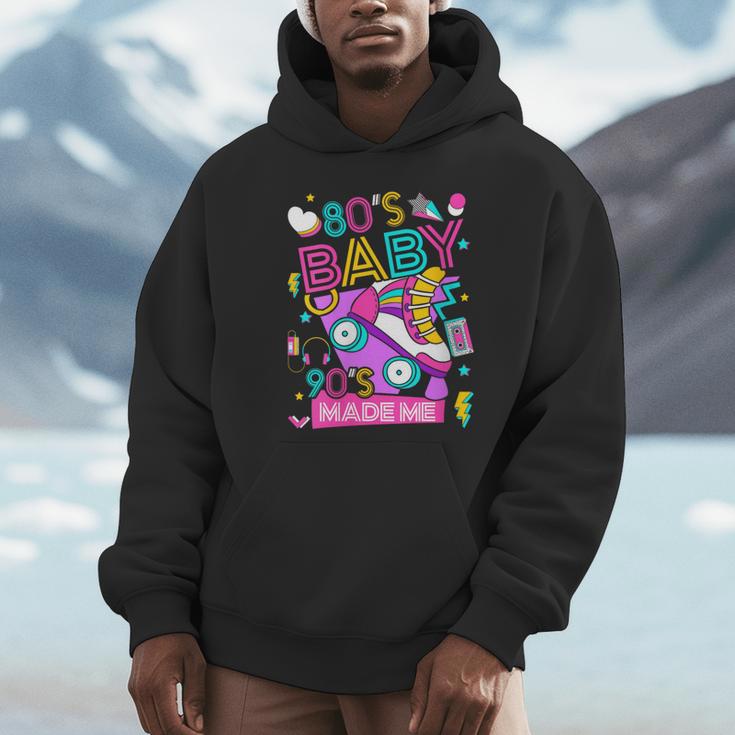 80's Baby 90's Made Me 1980s 1990s Nostalgia Retro Party Unisex Hoodie