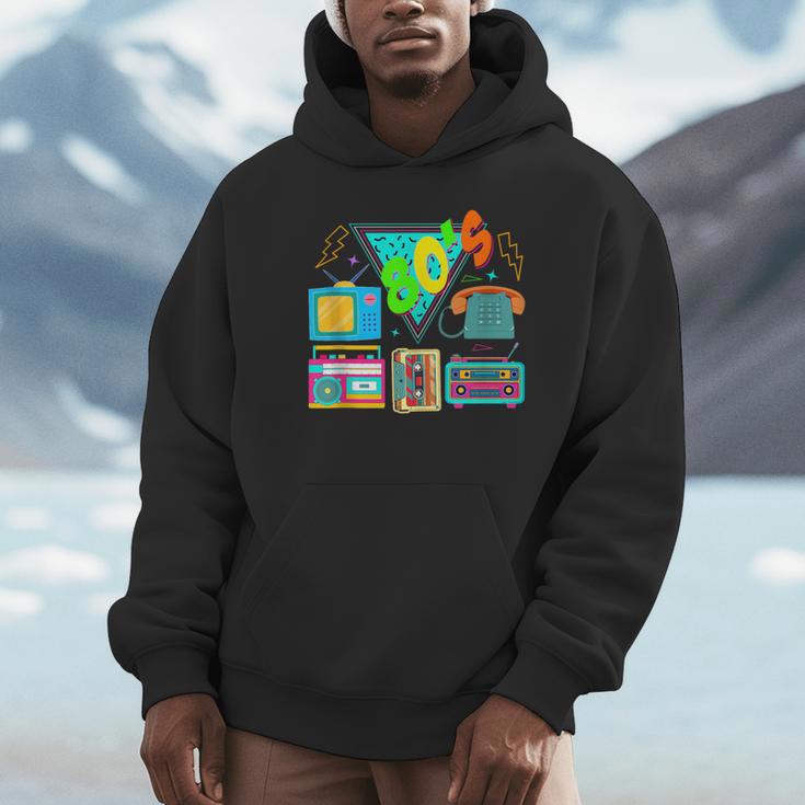 80's Vintage Cassette Tape Nostalgia Mixtape Era 1980s Retro Unisex Hoodie