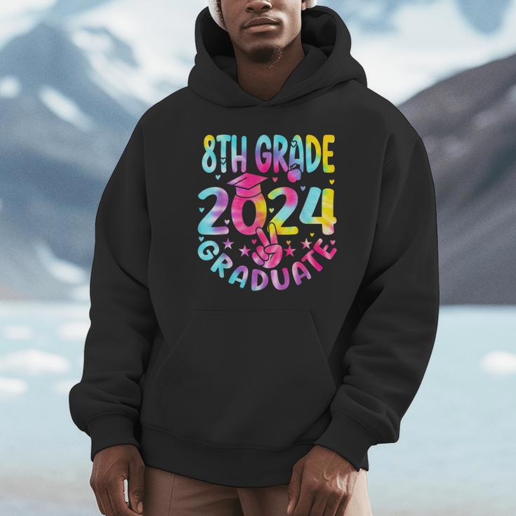 8th Grade Graduate 2024 Graduation Last Day Of School Tie Unisex Hoodie