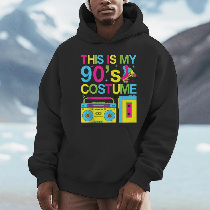 This Is My 90's Costume Retro 1990s Style Cassette Nostalgia Unisex Hoodie This Is My 90's Costume Retro 1990s Style Cassette Nostalgia Unisex Hoodie