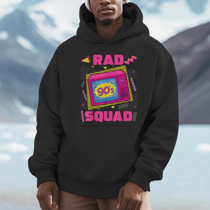 90s Rad Squad Retro Television 90s Aesthetic Nostalgia Unisex Hoodie