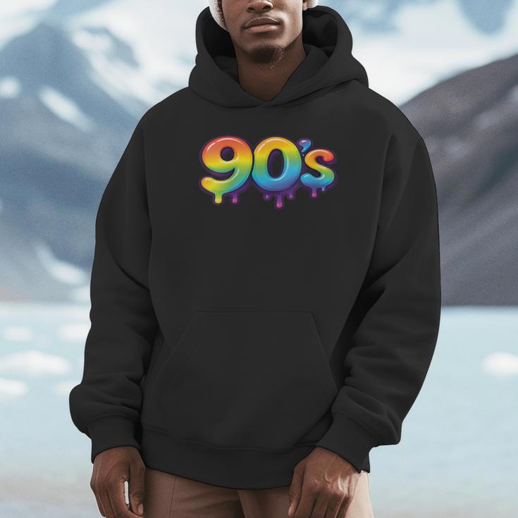 90s Retro Pop Art Rainbow Lips Nostalgia Costume 90s Unisex Hoodie 90s Retro Pop Art Rainbow Lips Nostalgia Costume 90s Unisex Hoodie