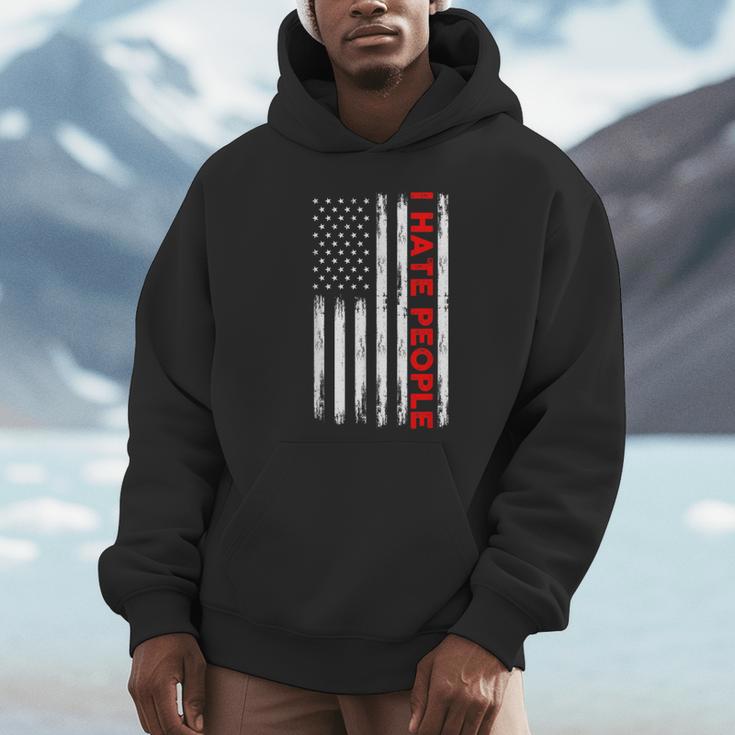 American Flag Loner Geeks Antisocial For Introvert Pride Unisex Hoodie American Flag Loner Geeks Antisocial For Introvert Pride Unisex Hoodie