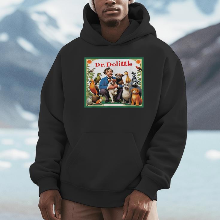 Animal Doctor & Communicator Dr Dolittle Children's Book Cover Unisex Hoodie Animal Doctor & Communicator Dr Dolittle Children's Book Cover Unisex Hoodie