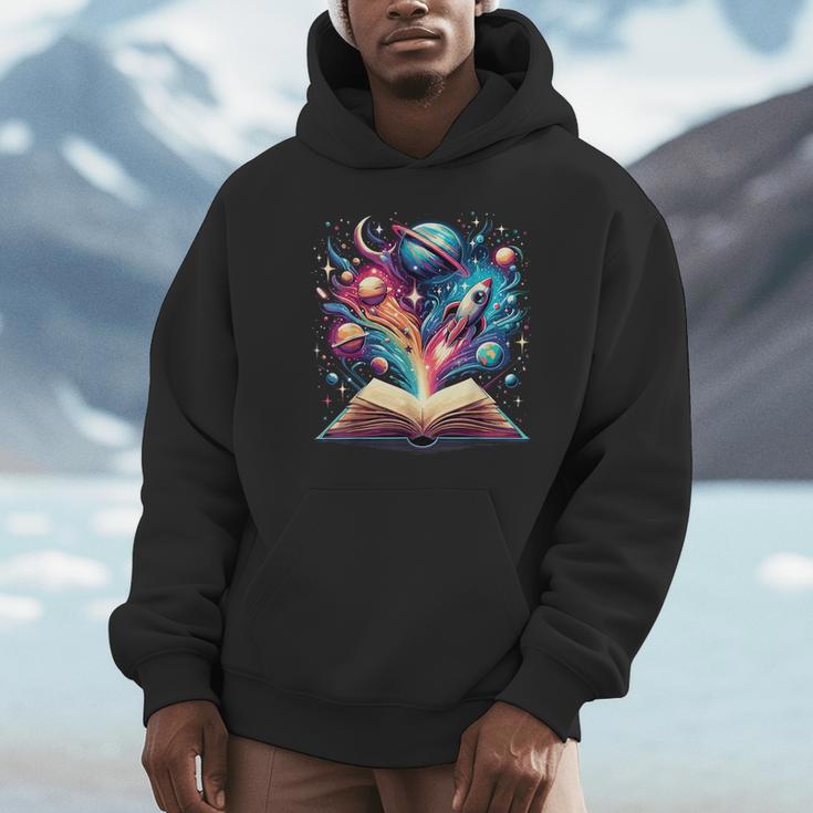 Astronomy Space Lover Books Bookworm Unisex Hoodie
