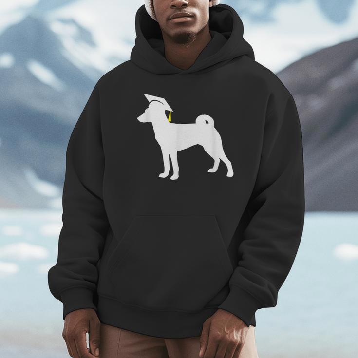 Basenji Graduation Dog Graduate Unisex Hoodie