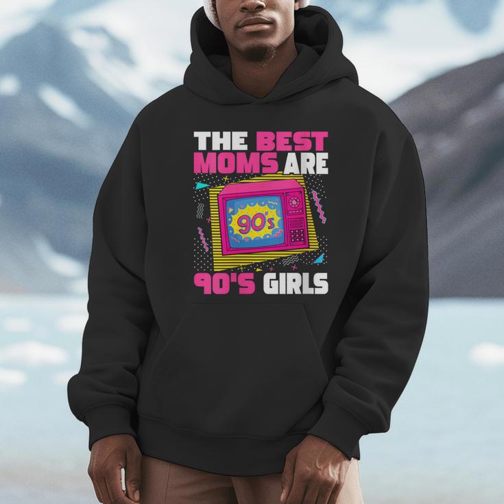 The Best Moms Are 90s Girls 90s Aesthetic Mom Nostalgia Unisex Hoodie
