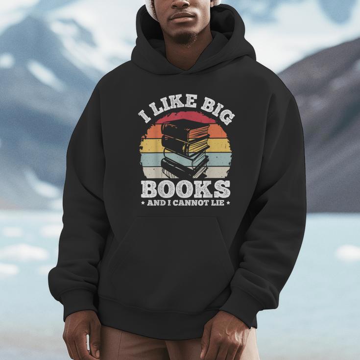 I LIKE BIG BOOKS AND I CANNOT LIE Book Lover Print Unisex Hoodie