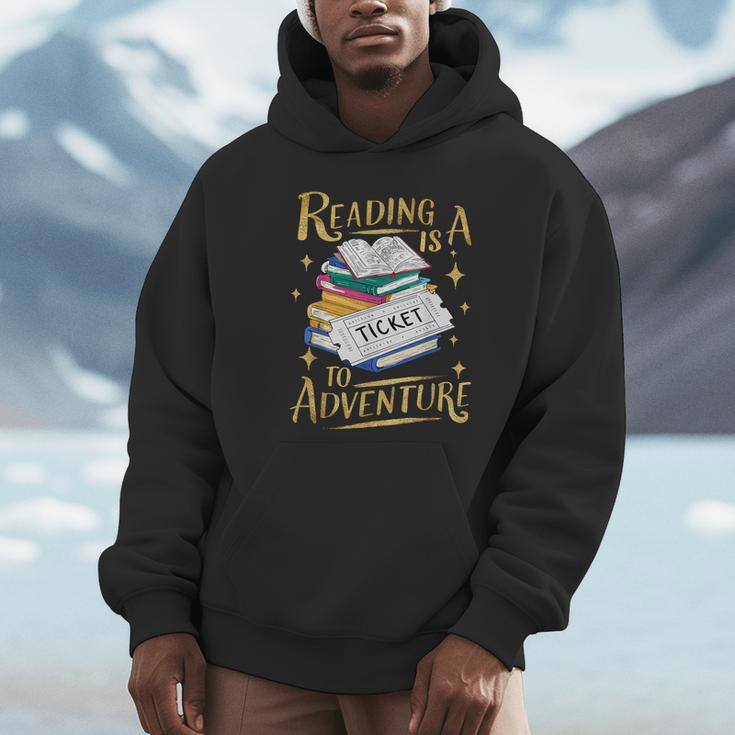 Book Adventure Library Student Teacher Book Unisex Hoodie