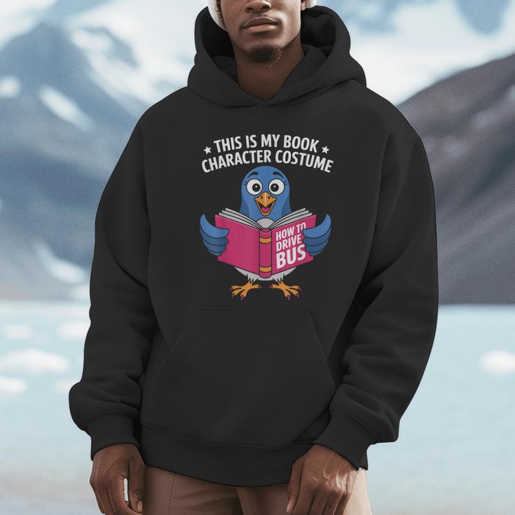 This Is My Book Character Costume Cute Pigeon Kids Reading Unisex Hoodie This Is My Book Character Costume Cute Pigeon Kids Reading Unisex Hoodie
