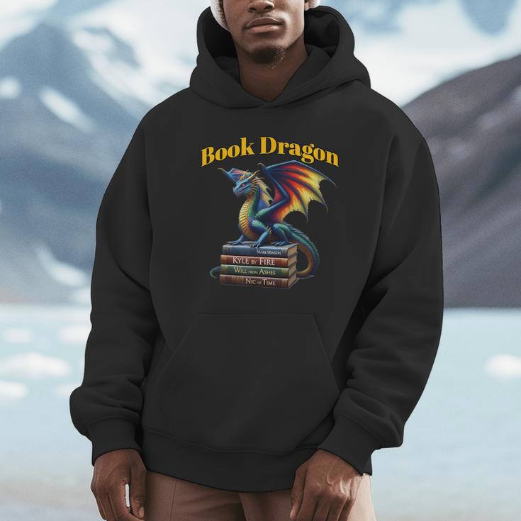 Book Dragon Mark Minson's Books Unisex Hoodie