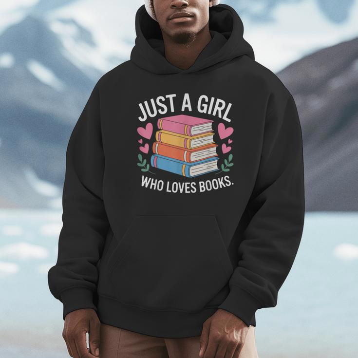 Book Nerd Just A Girl Who Loves Books Literary Enthusiast Unisex Hoodie