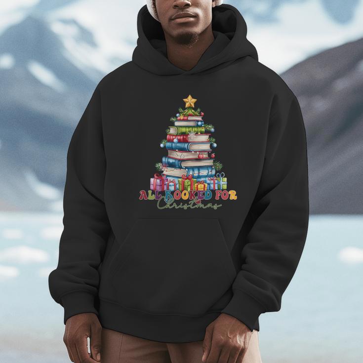 All Booked For Christmas Teacher Reading Student Bookworm Unisex Hoodie All Booked For Christmas Teacher Reading Student Bookworm Unisex Hoodie