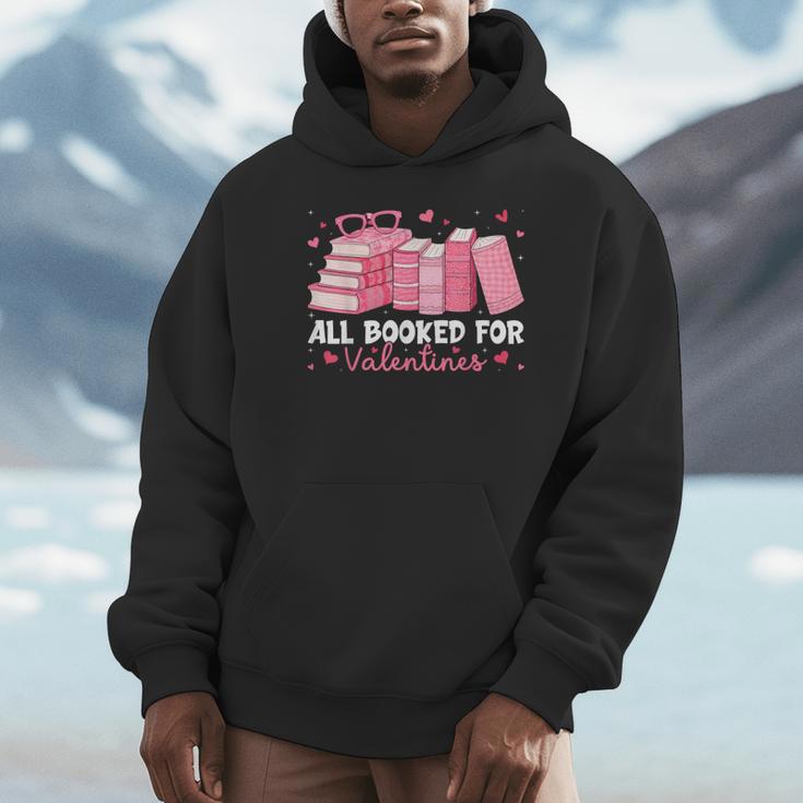 All Booked For Valentines Couple Bookworms Valentine’s Day Unisex Hoodie