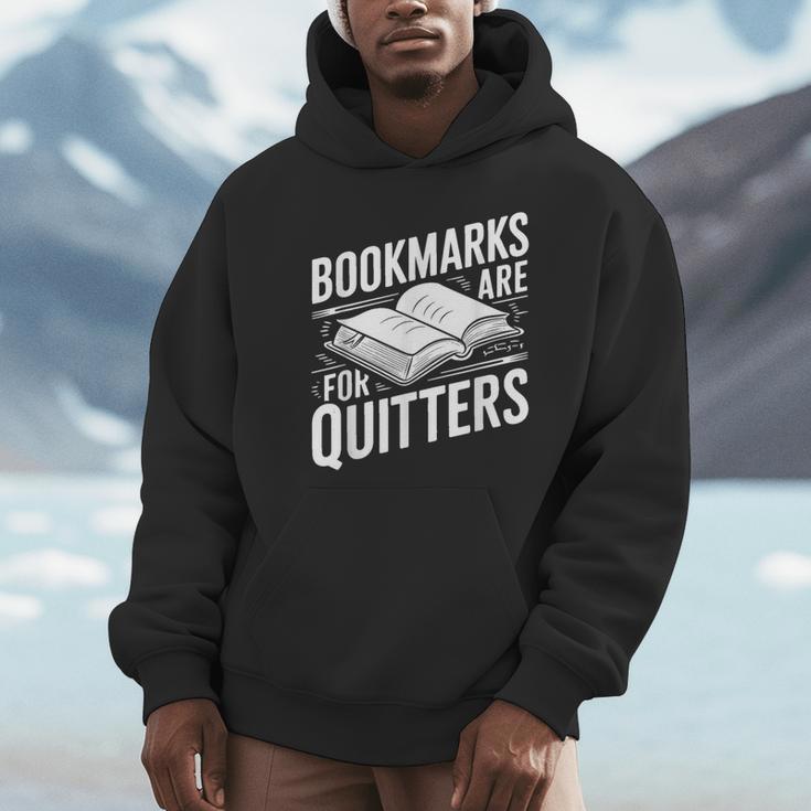 Bookmarks Quote Library Book Reader Unisex Hoodie