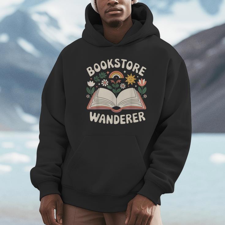 Bookstore Wanderers Retro Women Book Lovers Unisex Hoodie
