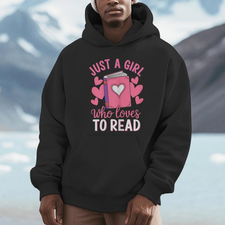 Bookworm Just A Girl Who Loves To Read Unisex Hoodie