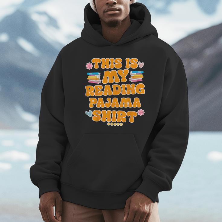 Bookworm This Is My Reading Pajama Book And Pajama Unisex Hoodie