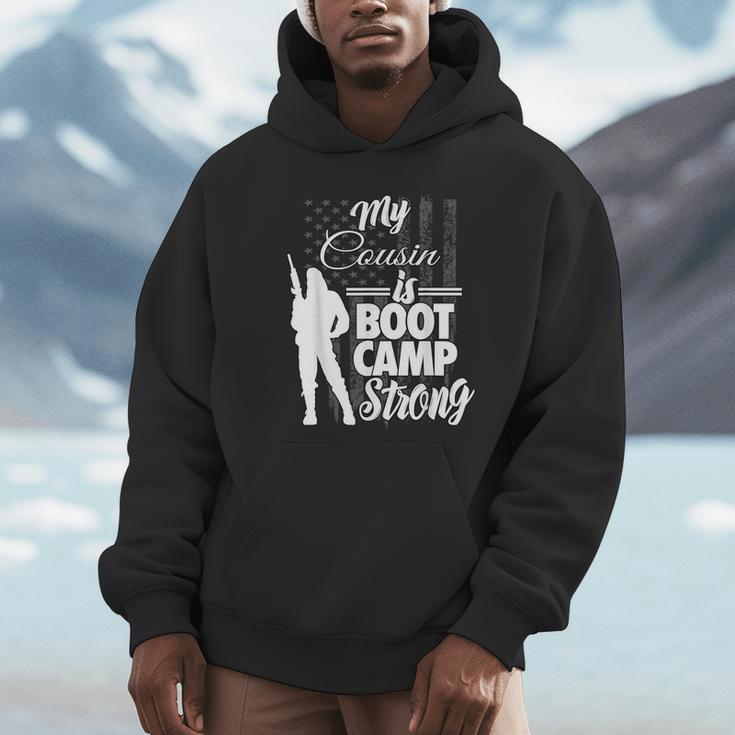 Boot Camp Graduation Military Cousin Support Tee Unisex Hoodie