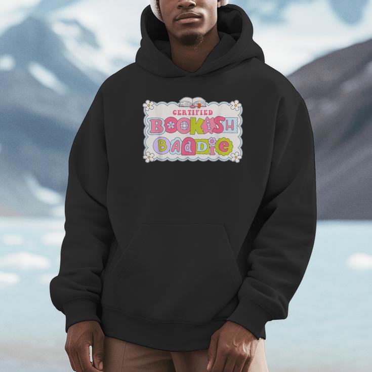Certified Bookish Baddie Cute Book Lover Unisex Hoodie