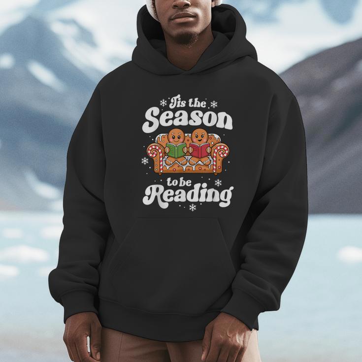 Christmas Book Lover Gingerbread Library Reading Bookaholic Unisex Hoodie Christmas Book Lover Gingerbread Library Reading Bookaholic Unisex Hoodie