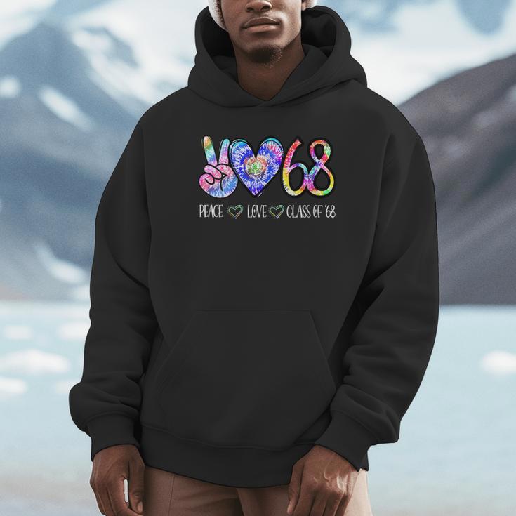 Class Of 1968 Shirt Tie Dye Senior Graduation Class Reunion Unisex Hoodie
