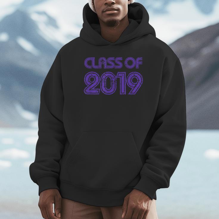 Class Of 2019 High School Graduation Purple Senior Unisex Hoodie