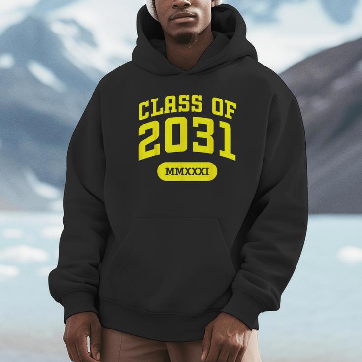 Class Of 2031 Shirts For Kindergarten Photo To Graduation Unisex Hoodie