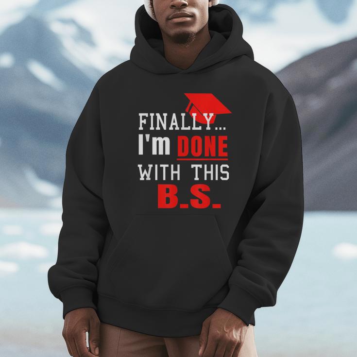 College GraduationShirt Senior Finally Done Unisex Hoodie