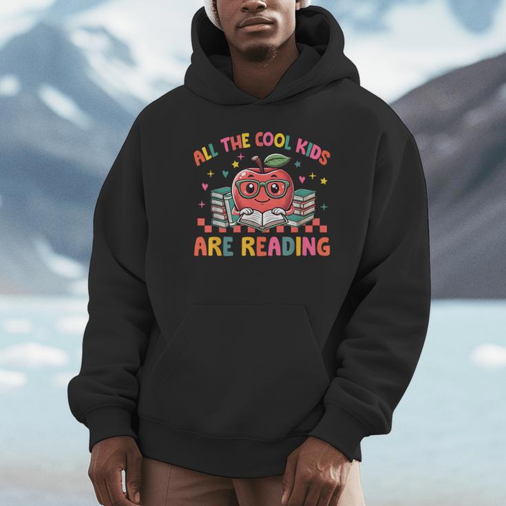 All The-Cool Kids Are Reading Book Lover Librarian Bookworm Unisex Hoodie