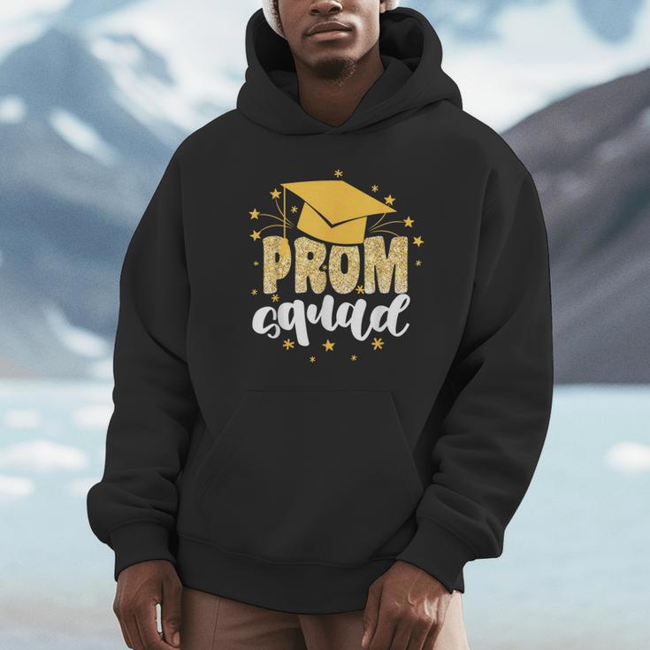 Cool Prom Squad 2025 Prom Graduation Party Matching 2025 Unisex Hoodie