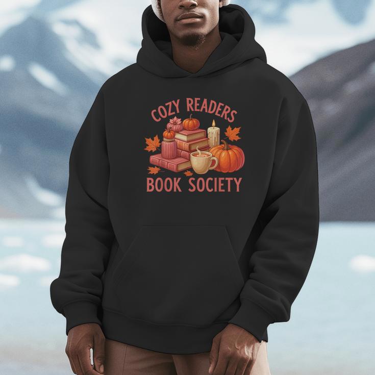 Cozy Readers Book Society Teacher Reading Floral Pumpkin Tee Unisex Hoodie Cozy Readers Book Society Teacher Reading Floral Pumpkin Tee Unisex Hoodie