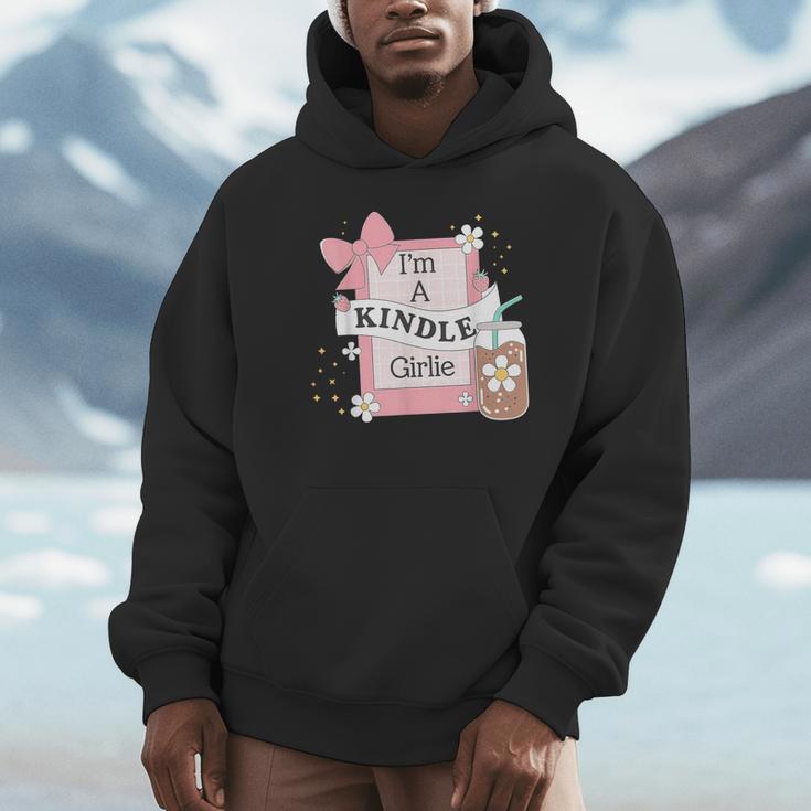 Cute Bookish Kindle Girlie Nerdy Read Book Lover Girl Women Unisex Hoodie