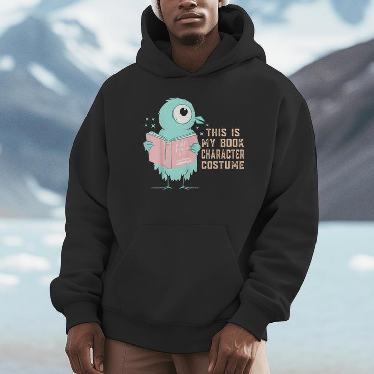 Cute Pigeon This Is My Book Character Costume For Reading Unisex Hoodie Cute Pigeon This Is My Book Character Costume For Reading Unisex Hoodie