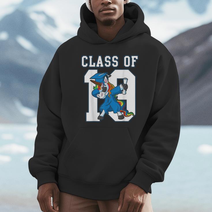 Dabbing Graduation Class Of 2019 Unicorn Shirt Unisex Hoodie