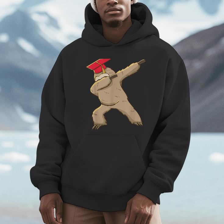 Dabbing Sloth School GraduationShirt For Kids Unisex Hoodie