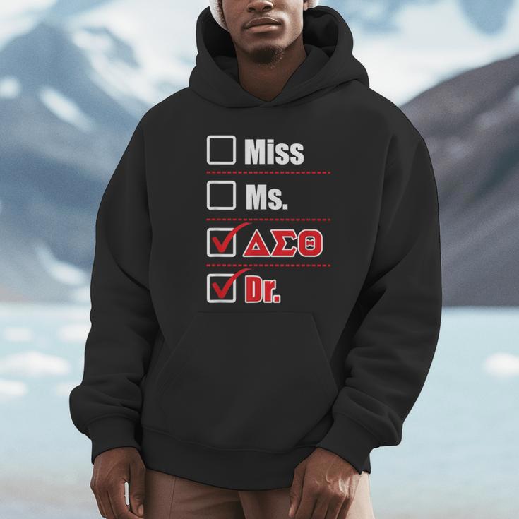 Delta Sigma Theta Sorority Delta Doctor Graduation Unisex Hoodie