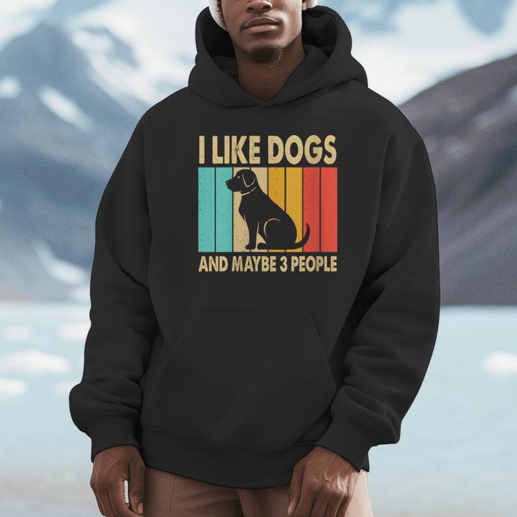 I Like Dogs And Maybe 3 People Introvert Unisex Hoodie I Like Dogs And Maybe 3 People Introvert Unisex Hoodie