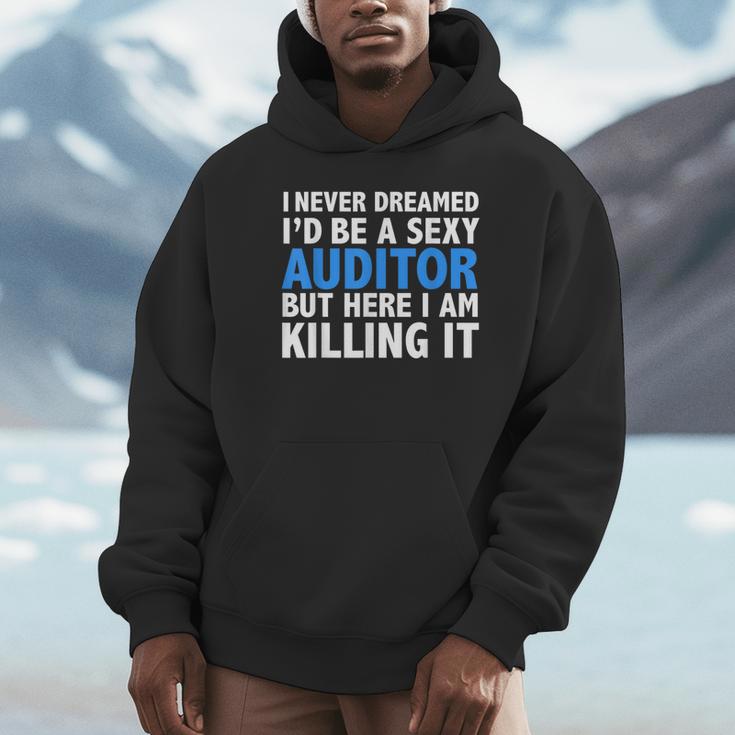 Never Dreamed I'd Be a Sexy Auditor Graduation Unisex Hoodie