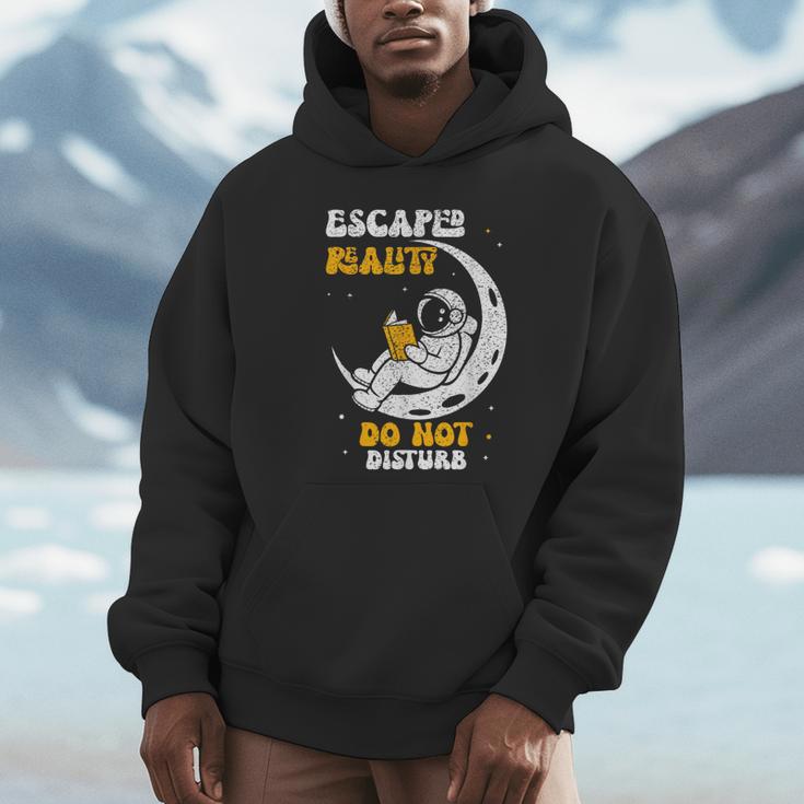 Escaped Reality Do Not Disturb Book Lover Unisex Hoodie