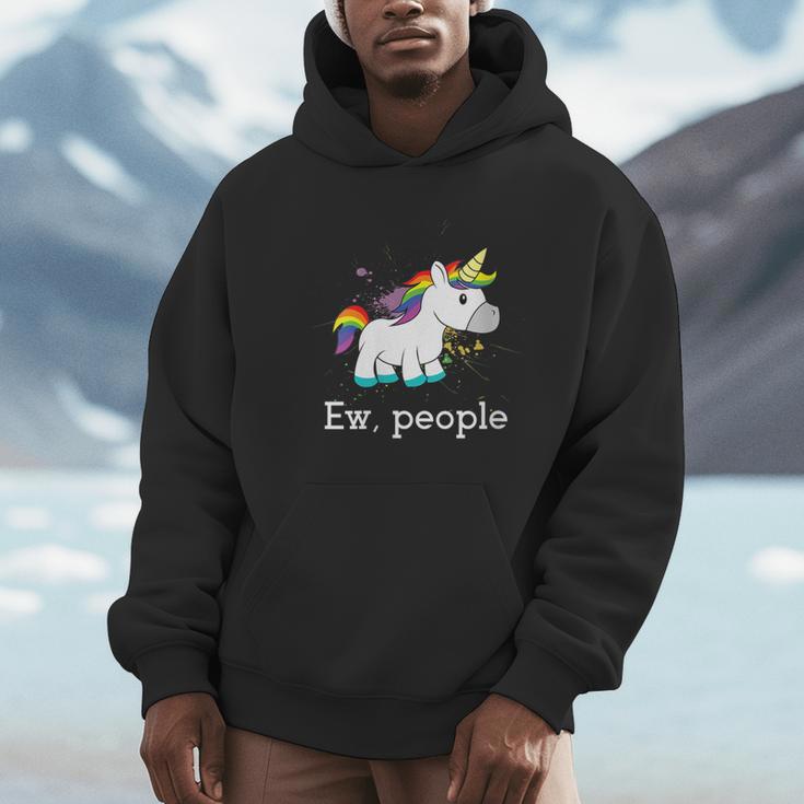 Ew People Unicorn Lover Introvert Rainbow Unicorn Unisex Hoodie Ew People Unicorn Lover Introvert Rainbow Unicorn Unisex Hoodie