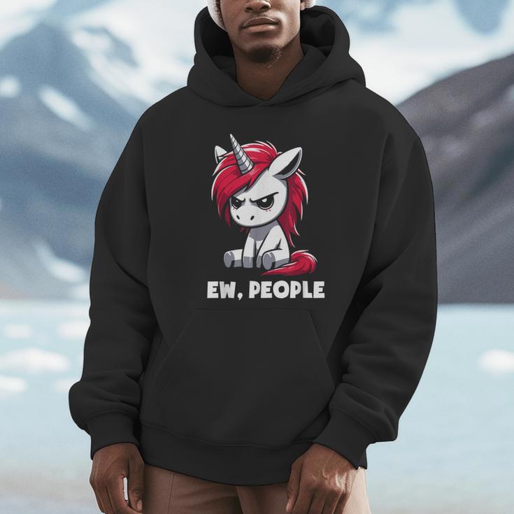 Ew People Unicorn Sarcastic Humor Introvert Unisex Hoodie Ew People Unicorn Sarcastic Humor Introvert Unisex Hoodie