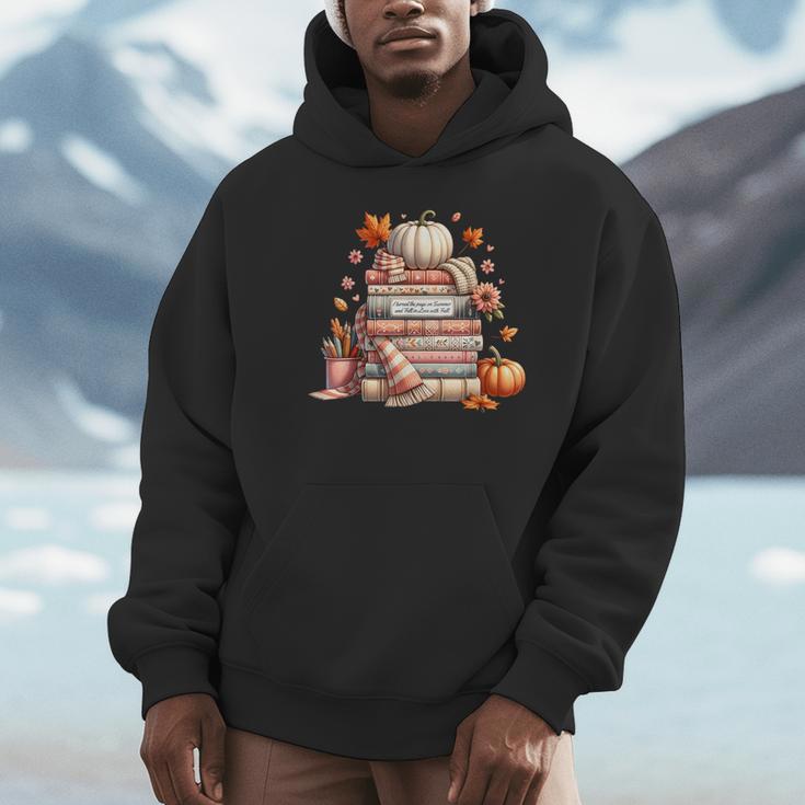 Fall Colors s I Love Fall s Books & Pumpkins Unisex Hoodie Fall Colors s I Love Fall s Books & Pumpkins Unisex Hoodie