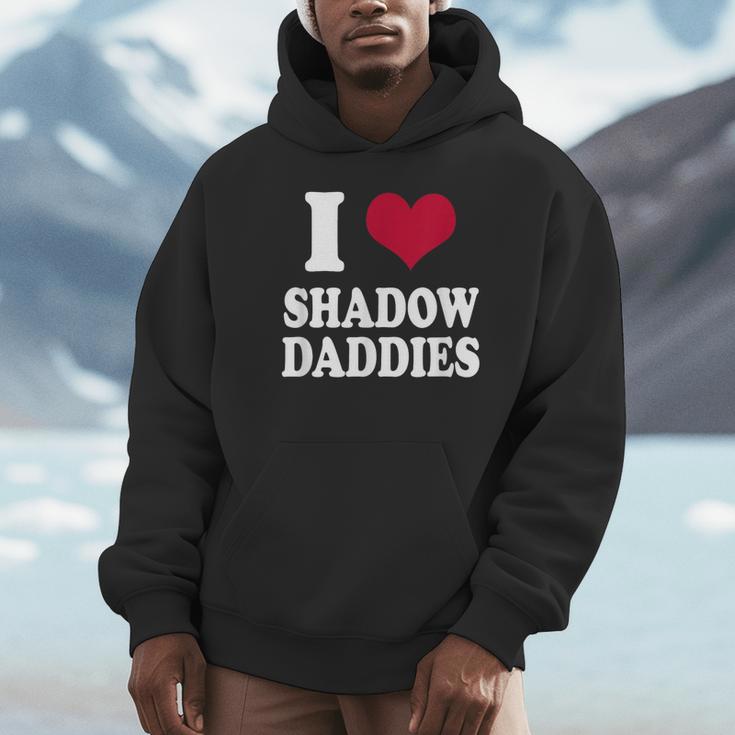 Fantasy Romantasy Book Lover I Love Heart Shadow Daddies Unisex Hoodie