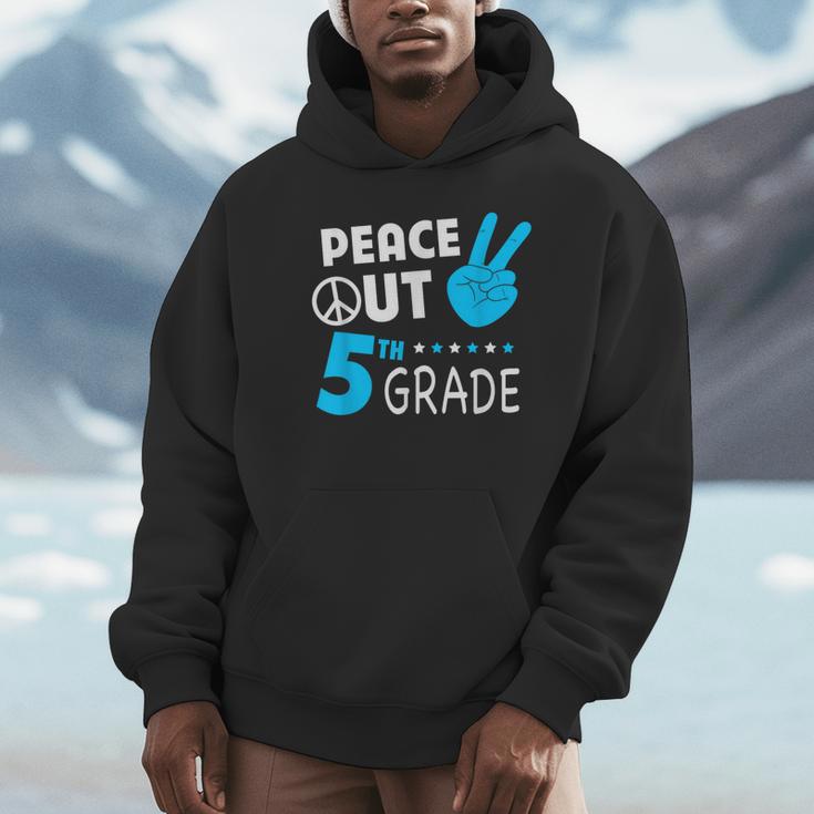 Fifth Grade Graduation Peace Out 5th Grade Boys Unisex Hoodie