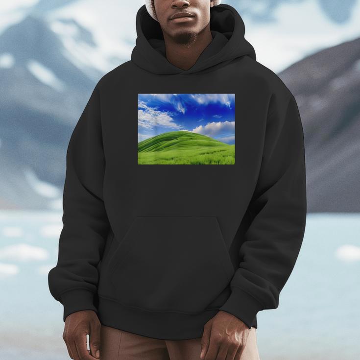 Frutiger Aero Meadow Aesthetic Y2k 2000s Ironic Nostalgic Unisex Hoodie Frutiger Aero Meadow Aesthetic Y2k 2000s Ironic Nostalgic Unisex Hoodie