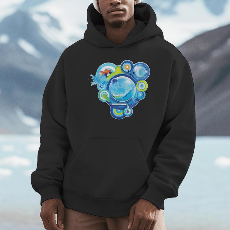 Frutiger Aero Metro Abstract Maximalism 2000s Nostalgia Unisex Hoodie