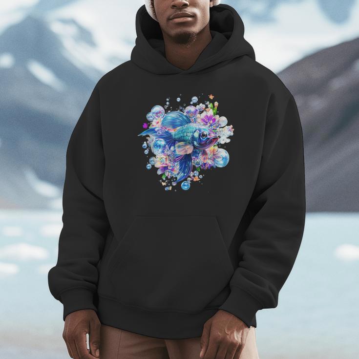 Frutiger Aero Y2K Fish Unisex Hoodie Frutiger Aero Y2K Fish Unisex Hoodie