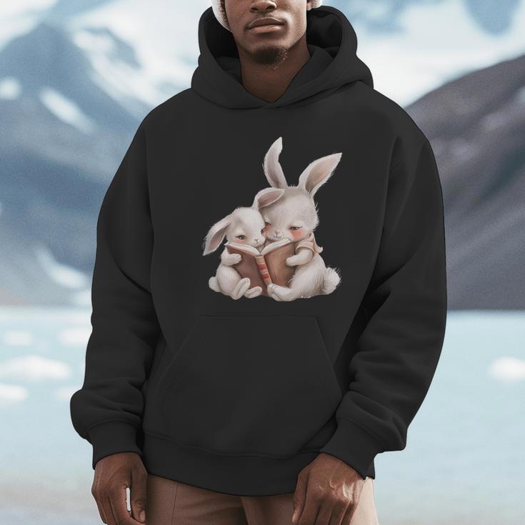 Funny Book Reading Quote For Women And Girls Rabbits Unisex Hoodie Funny Book Reading Quote For Women And Girls Rabbits Unisex Hoodie